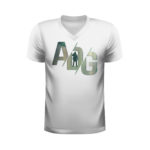 AJ-ADG Green logo -T-Shirt-White